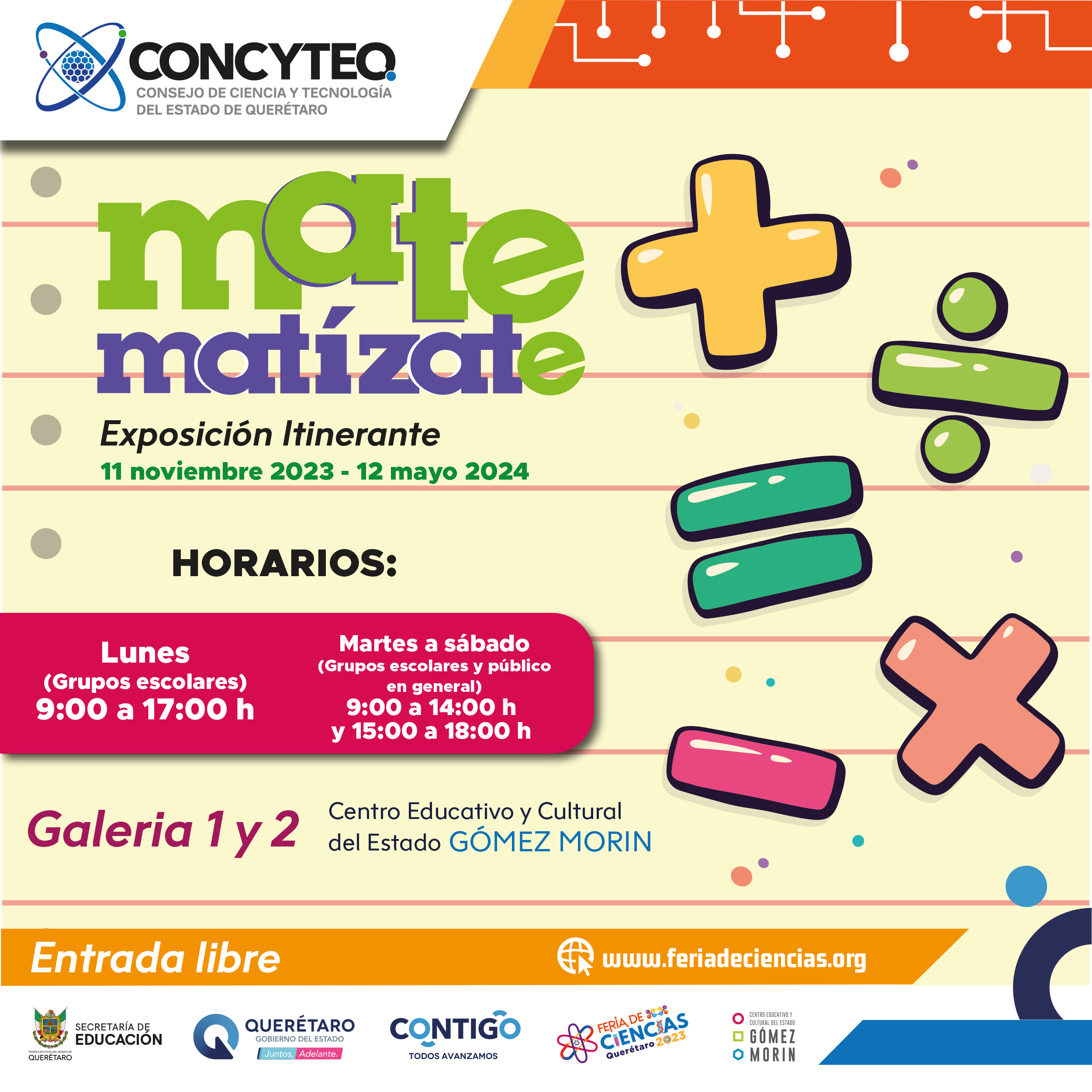 Exposición Itinerante MATEMATIZATE